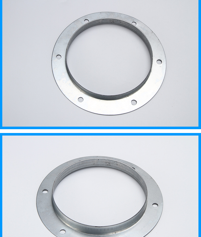 镀锌冲孔冲压圆法兰通风管道法兰铁圈角铁法兰不锈钢法兰非标定制