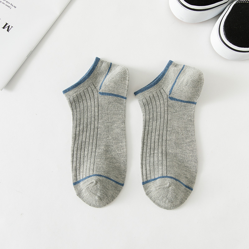 Socks Spring/Summer Thin Ankle Sock Men Spring/Summer Low-Cut Breathable Sports Short Black Sweat-Absorbent Men's Socks Men