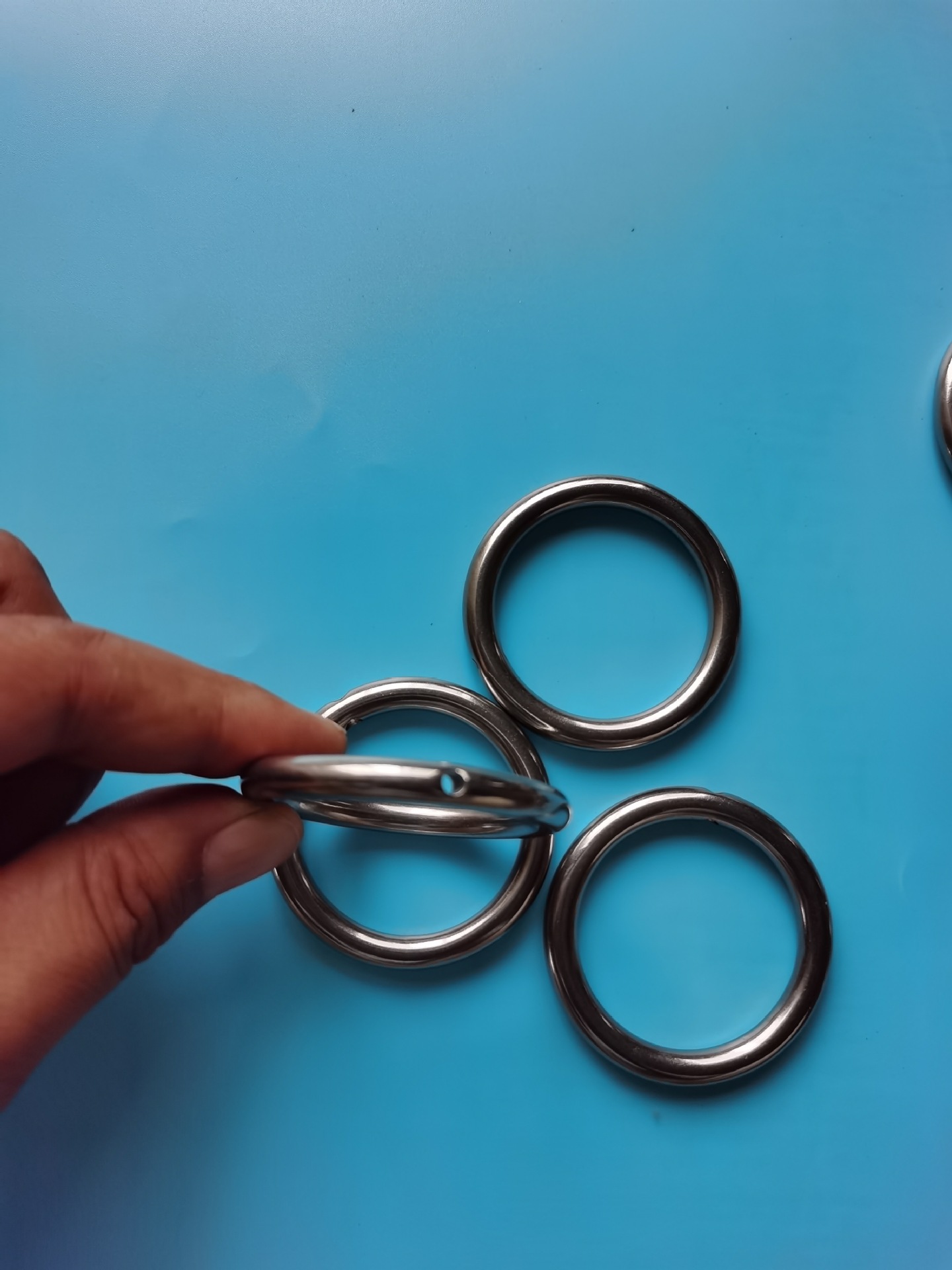 厂家直销不锈钢圆环/打孔圆环o型环闭口环实心圆环