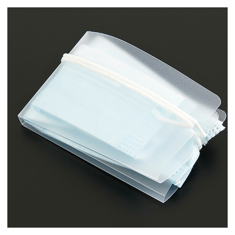 厂家批发学生一次性口罩夹暂存夹临时口罩收纳保护套可水洗收纳夹