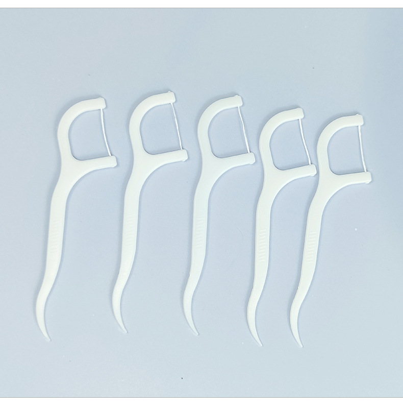 便携30支桶装牙线牙缝牙线盒牙线棒牙线盒高拉力剔牙一次性牙线棒