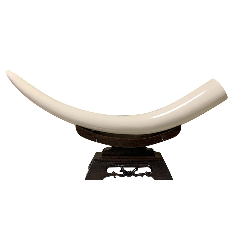 高档牙尖仿象牙摆件 带底座 规格30cm-150cm长 个性化定做 批发