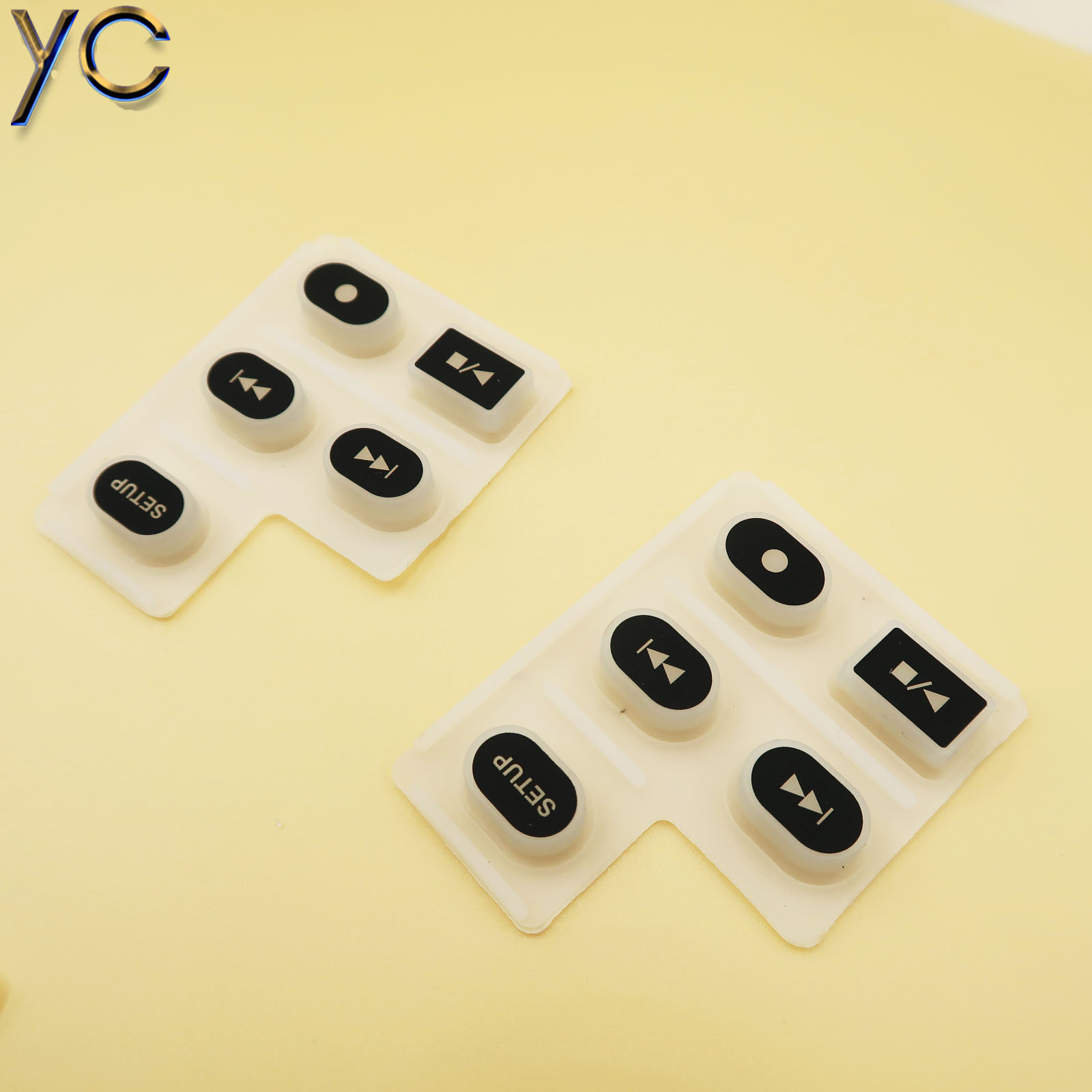 透光硅胶按键专业定做 键盘镭雕导电按键 防水耐高温环保硅胶按键
