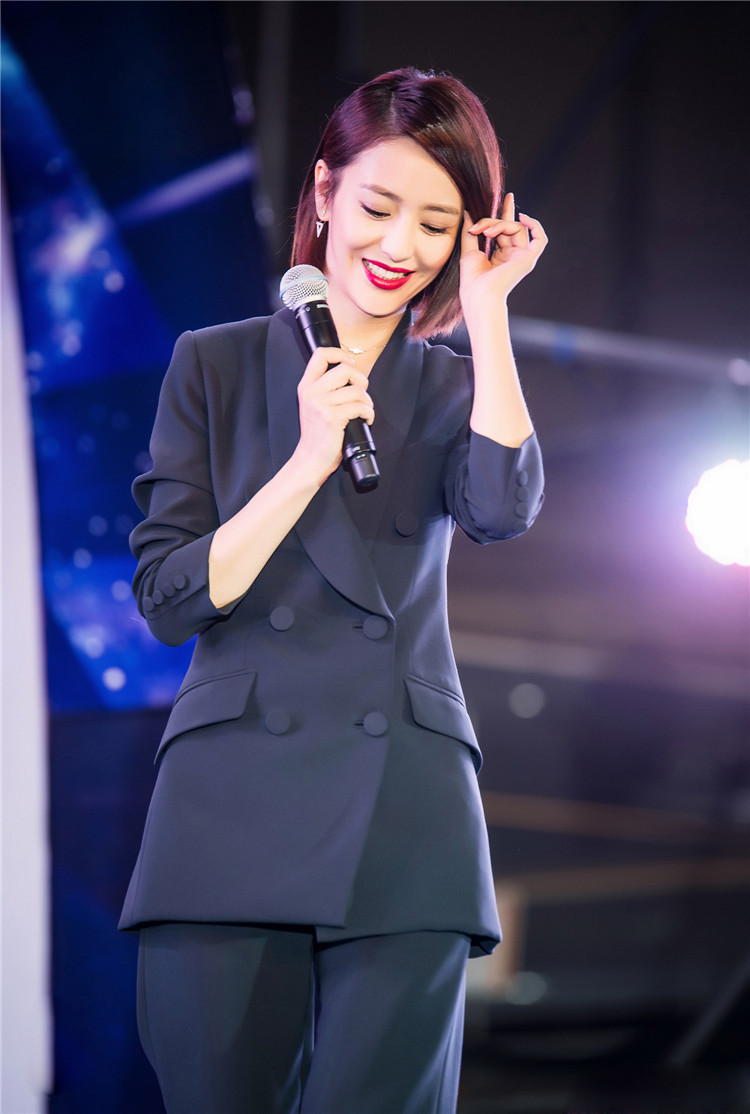 佟丽娅明星同款小西装春秋韩版气质修身时尚ol职业西服两件套装女