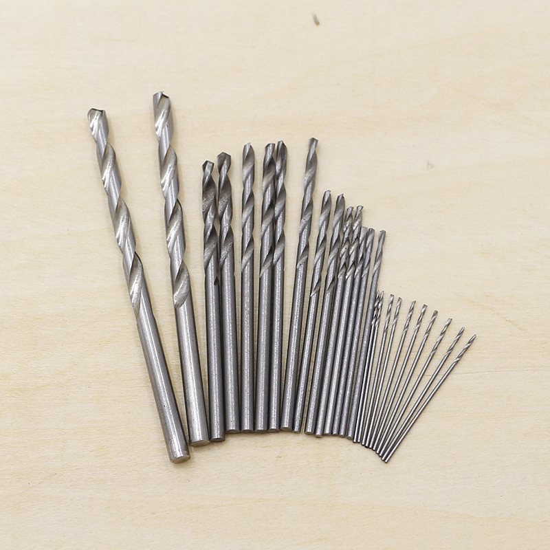 麻花钻头直柄麻花钻0.5-3mm微型迷你小钻头套装珍珠文玩手串打孔