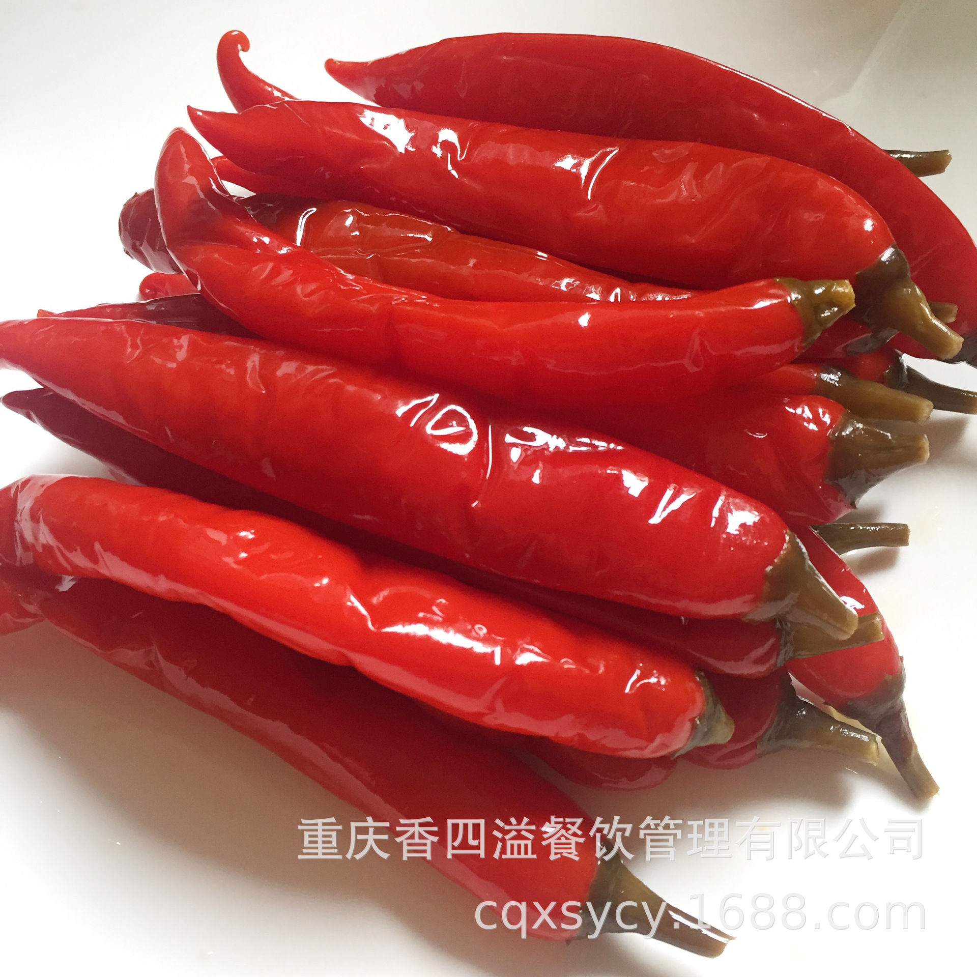 泡红椒餐厅商用有肉二荆条泡辣椒泡长泡椒美人椒 泡辣椒45斤