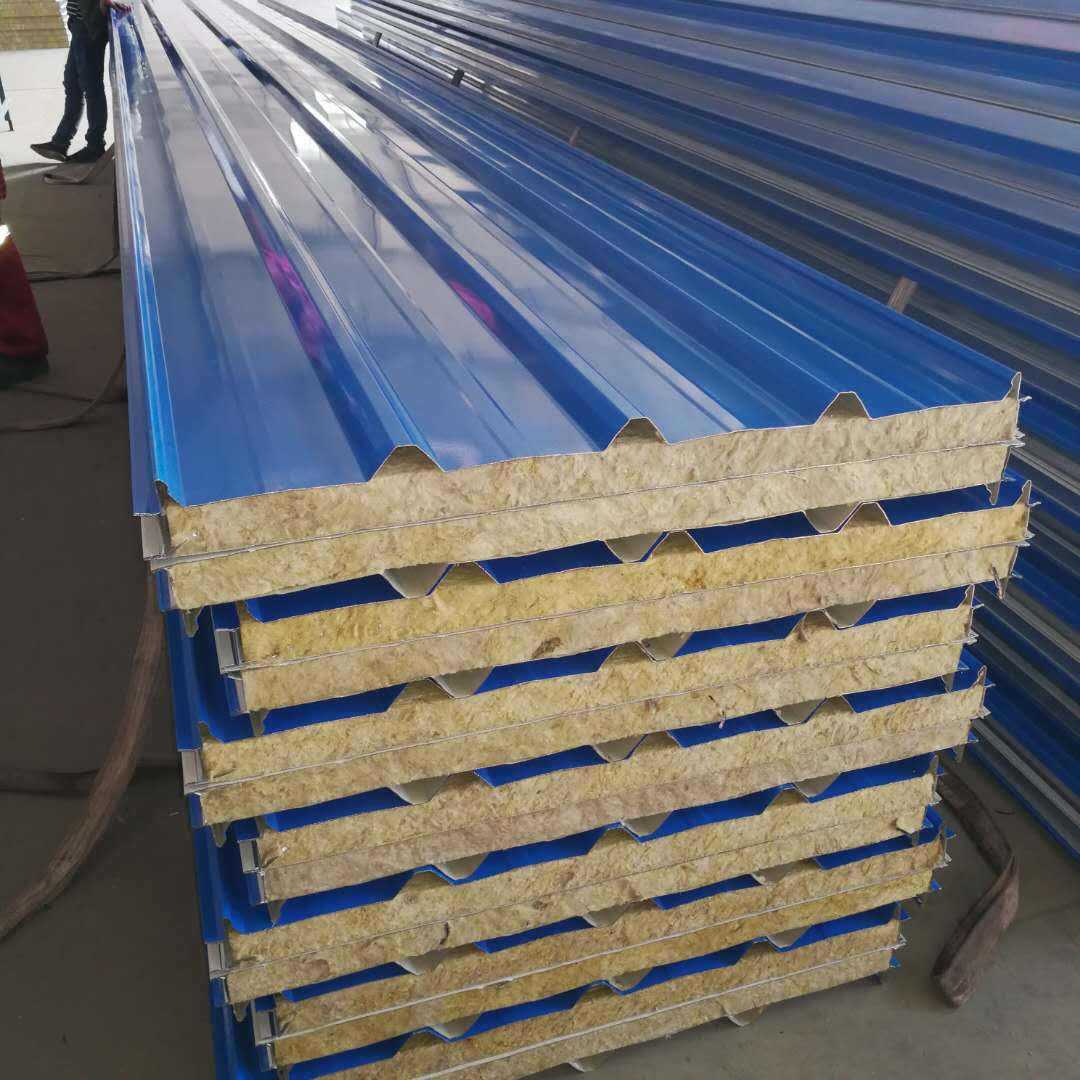 岩棉板彩钢夹芯板-阿里巴巴