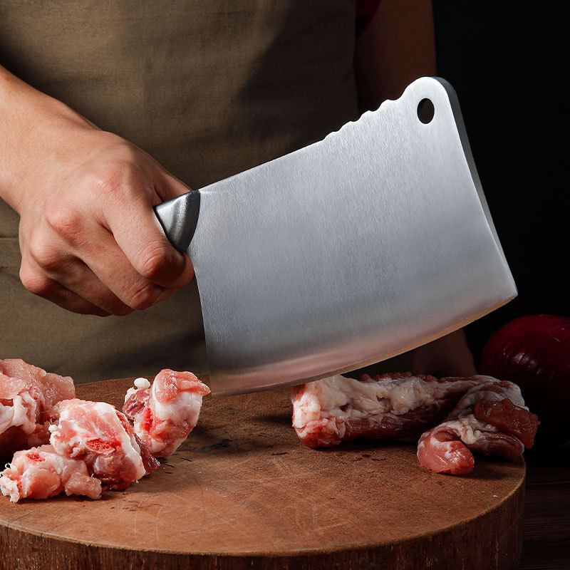 阳江砍骨刀家用加厚手工锻打斩刀剁排骨专用刀酒店厨师刀切片锋利