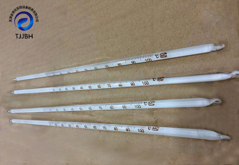 水银温度计汞表 化学实验室器材玻璃仪器家用工业1.2 1.5 2 2.5米