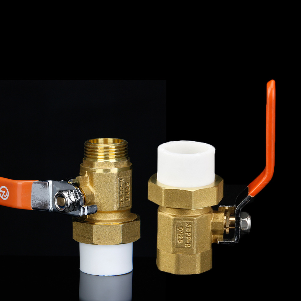 厂家直销 地暖pb内外丝铜球阀ppr热熔焊接阀门开关pert暖气片专用