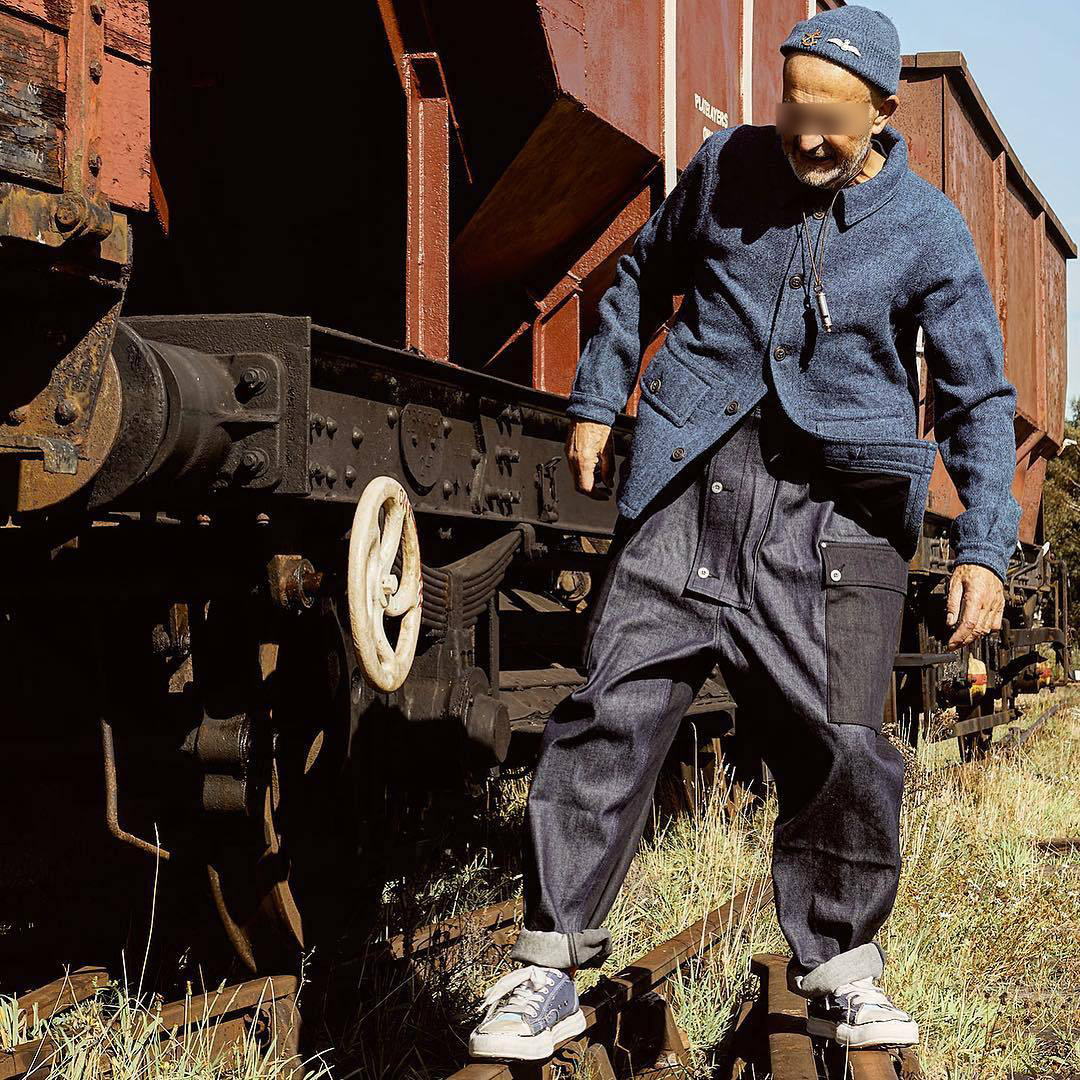 撞色拼接工装背带裤男士阿美咔叽多口袋吊带裤美式休闲牛仔长裤