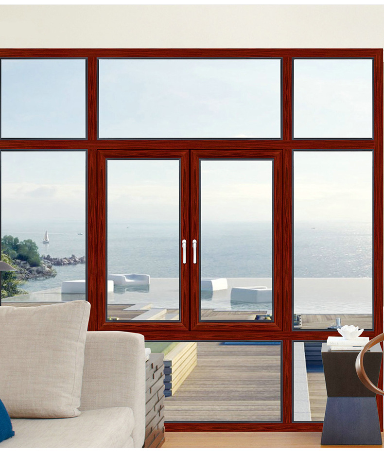 厂家定制断桥平开窗 承接工程单断桥平开别墅平开窗 铝合金断桥窗