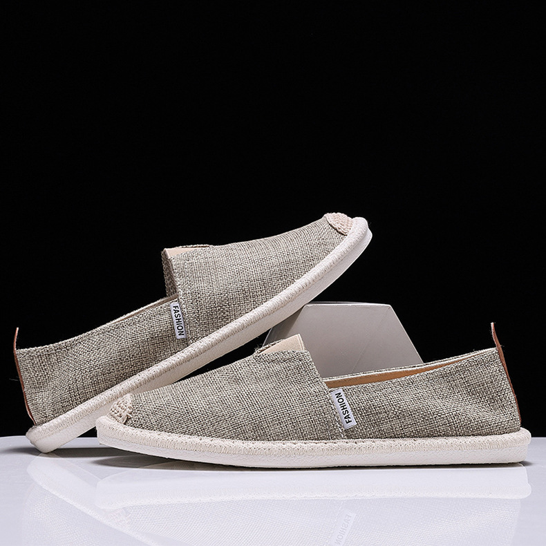 2020渔夫鞋男一脚蹬透气夏渔夫鞋男跨境一脚蹬懒人鞋男板鞋亚马逊