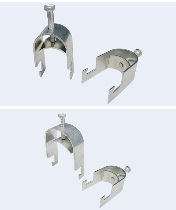 桥架电缆固定卡c型槽反钩电缆卡k07梯式桥架电缆卡子现货批发