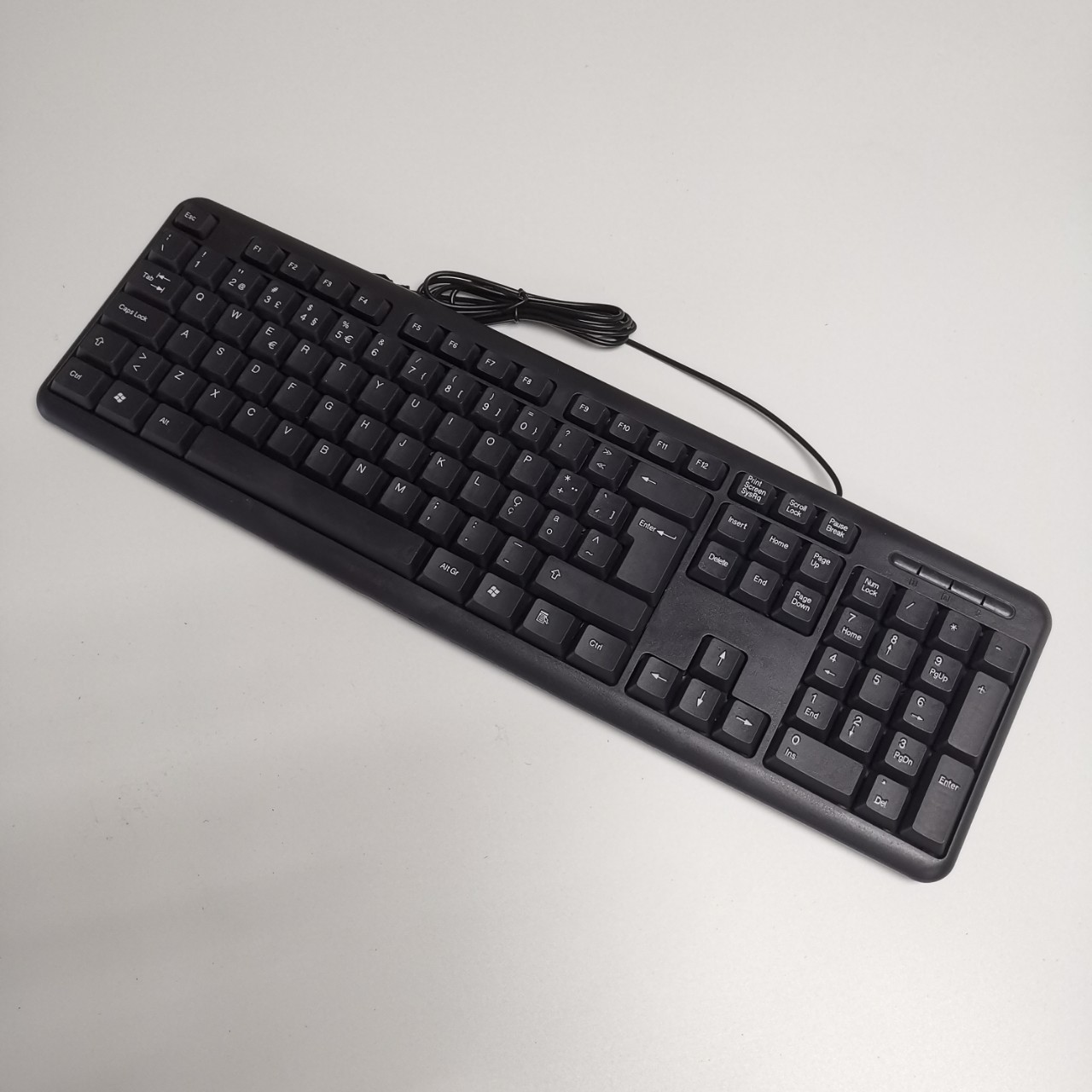 台式有线葡萄牙文西班牙语键盘spain keybord黑色定制现货