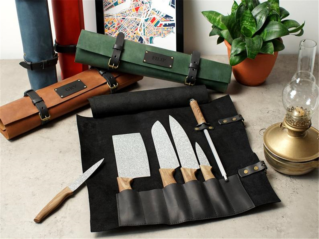 便捷厨房刀具收纳卷包 厨师外出随身刀套工具包 菜刀套装保护刀包