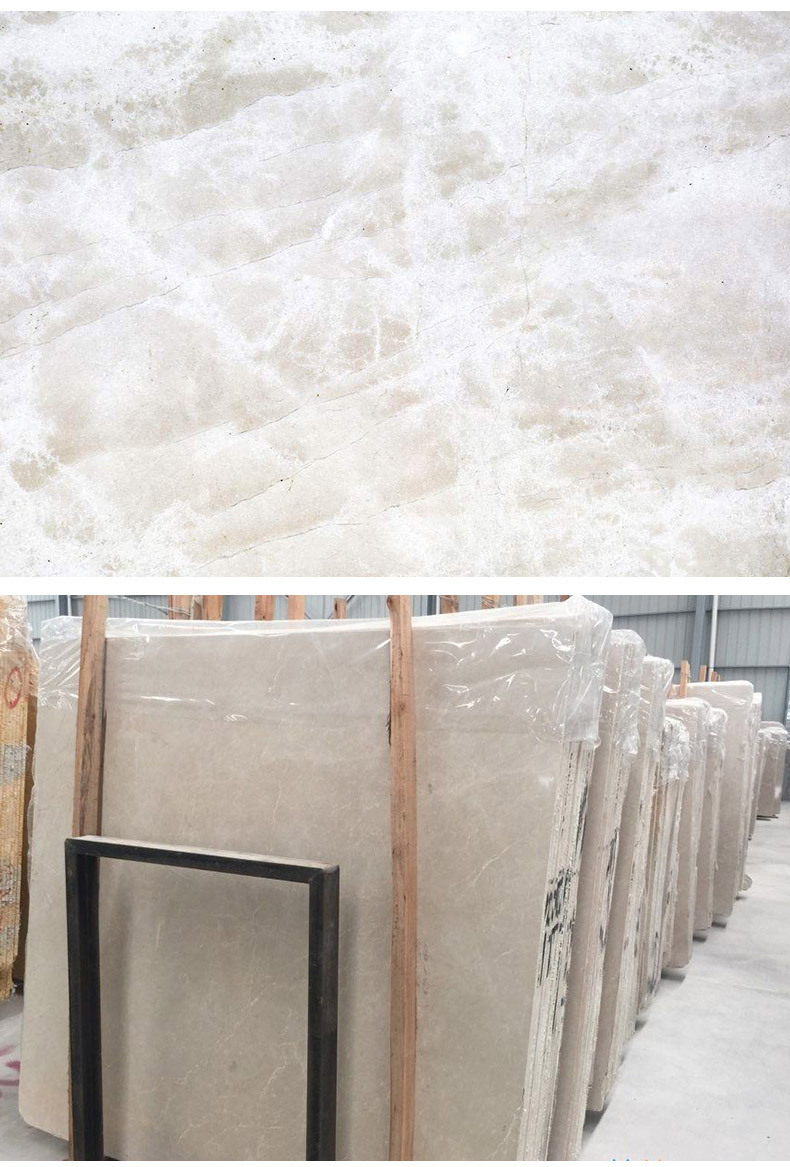 现货白玉兰大理石地面板台面板米黄色大理石 装修大理石来图定制