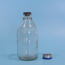 供应250ml输液瓶/500ml透明加厚玻璃盐水瓶输液点滴瓶实验用瓶