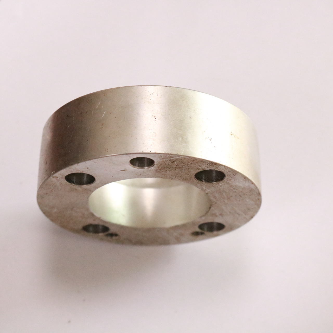 cnc定制纯铝平焊法兰盘 密封环 机加工中心定制圆柱形铝车床件