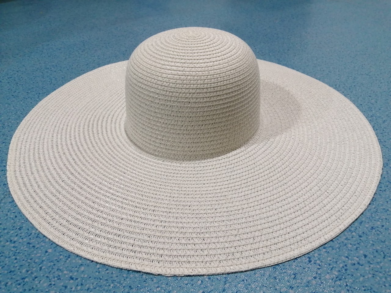 韩版纸草帽经典款女式光板遮阳帽简约夏季出游海边度假休闲大沿帽