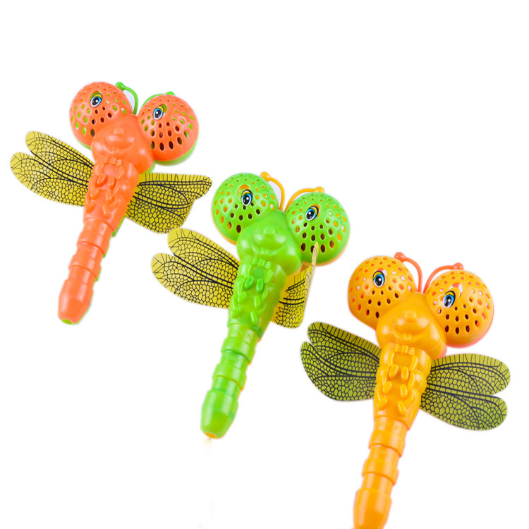 活动赠品玩具亲子启蒙抓握听力训练婴幼儿童蜻蜓早教玩具手摇铃铛