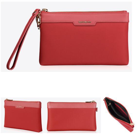 samsonite/新秀丽休闲手拿包bn8*00001红色团购代发