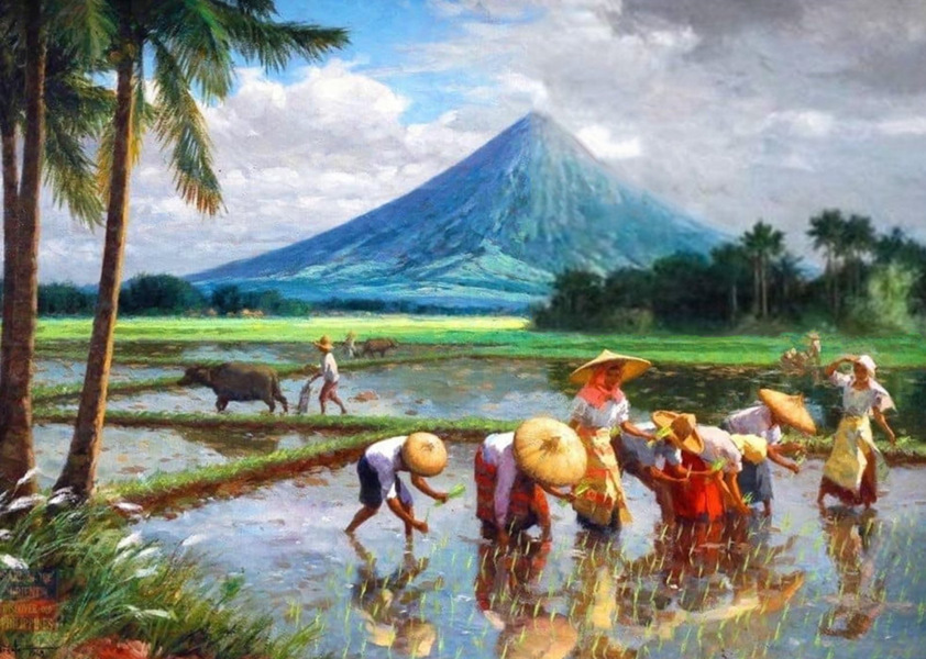 钻石画满钻外贸小幅diy农耕手工点钻十字绣厂家直销一件代发批发