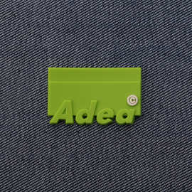 1221#-adea 潮牌服装pvc侧标时尚胶章个性套装胶唛外套唛头商标