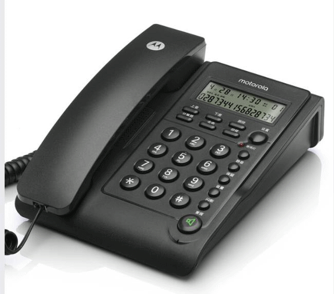 摩托罗拉ct220c办公电话机家用固定座机免电池居家酒店电话适用