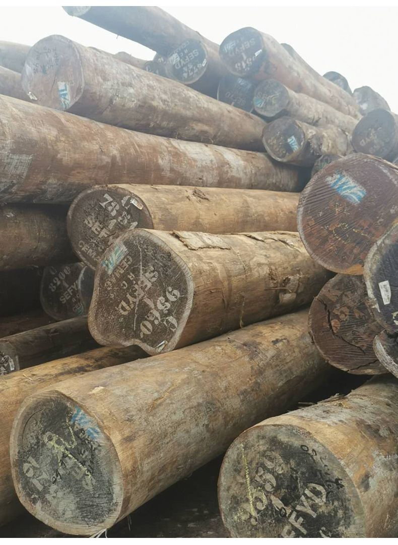 现货鸡翅原木南美红鸡翅木古典家具用料非洲原木鸡翅木板材