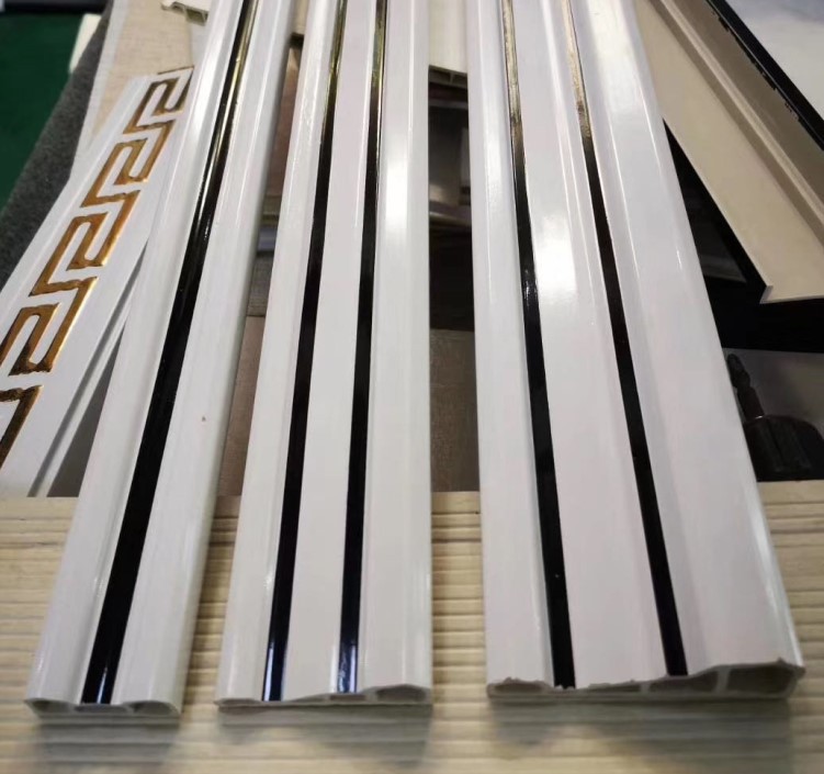 pvc装饰线条背景墙平板压边线罗马柱边框平底造型腰线吊顶收口条