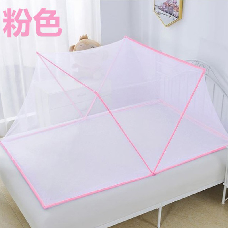 New Best-Seller on Douyin Adult Installed Mosquito Nets Adult Portable Folding Mosquito Net Children Student Dormitory Mosquito Nets