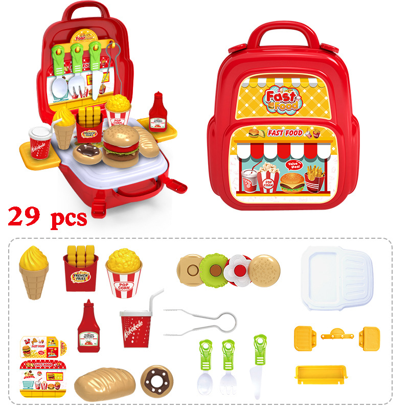 Cross-Border Children's Backpack Toy Disassembly Repair Boy Simulation Play House Repair Tool Toy Suit Amazon