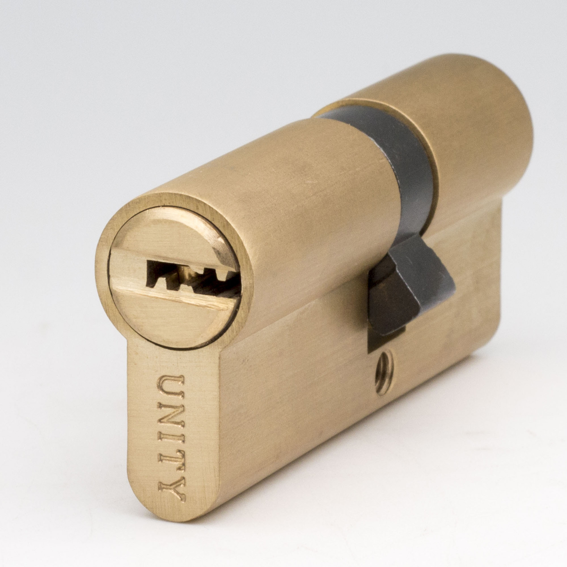 厂家直销铜锁胆全铜锁芯 一字钥匙外贸铜锁胆 铜体铜芯防盗门锁芯