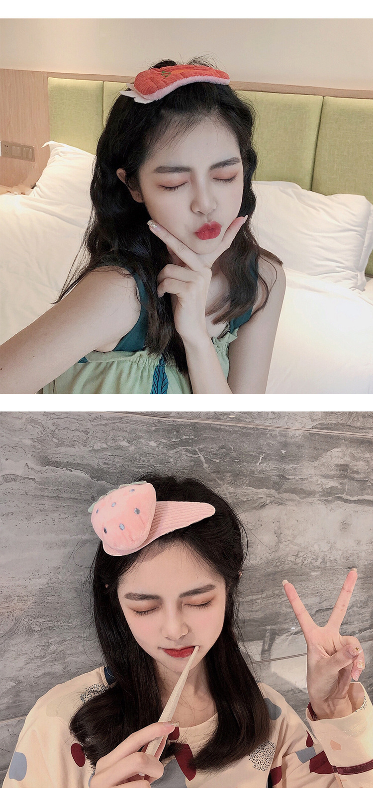 跨境泫雅网红可爱发夹女韩国 刘海贴发卡子头饰 韩版bb夹女式发饰