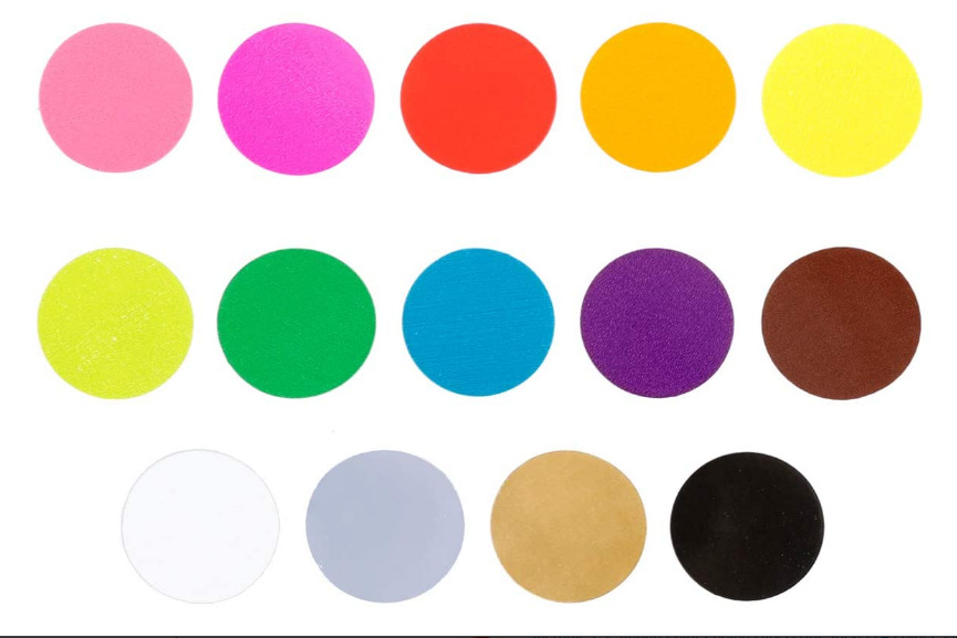 批发圆形编码圆形圆点标签有14种颜色可选择可任意定制大小颜色