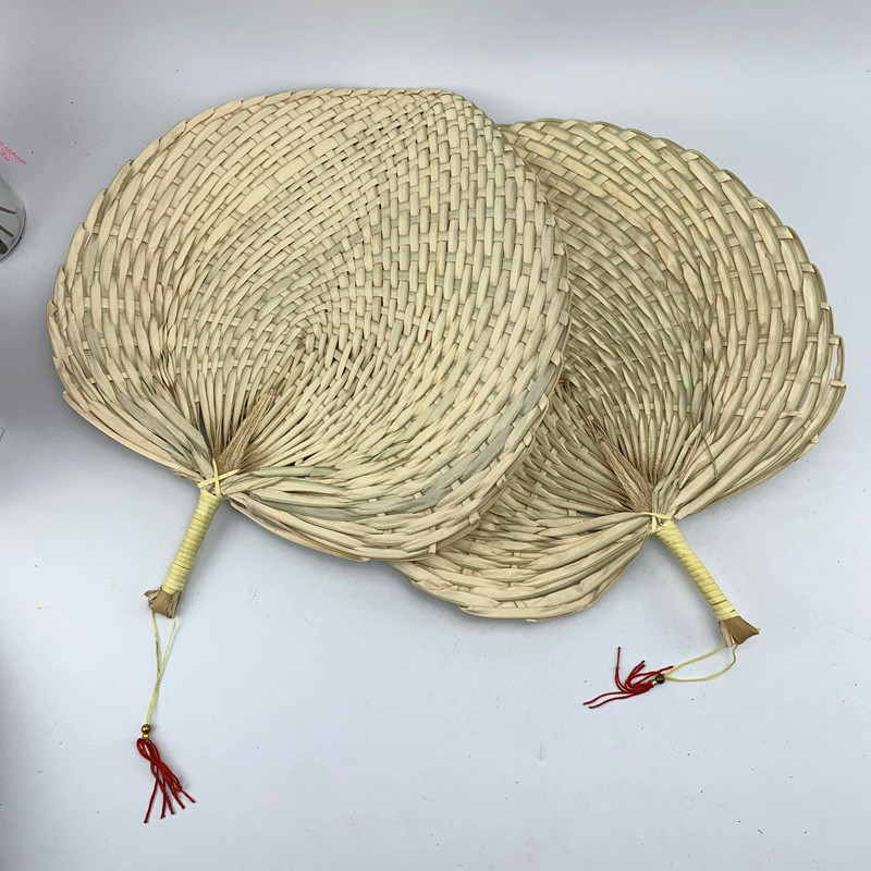 供应劳保心形葵扇 蒲扇 草编手摇扇子纯手工舞蹈扇工艺扇子批发