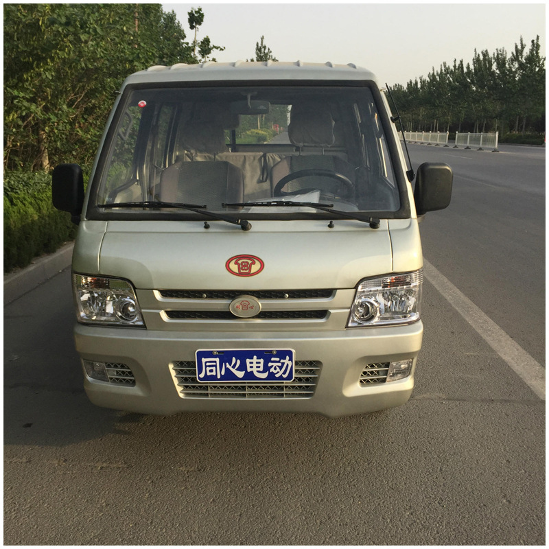 电动双排微卡流动售货车电动四轮货车双排电动货车同城物流运输车