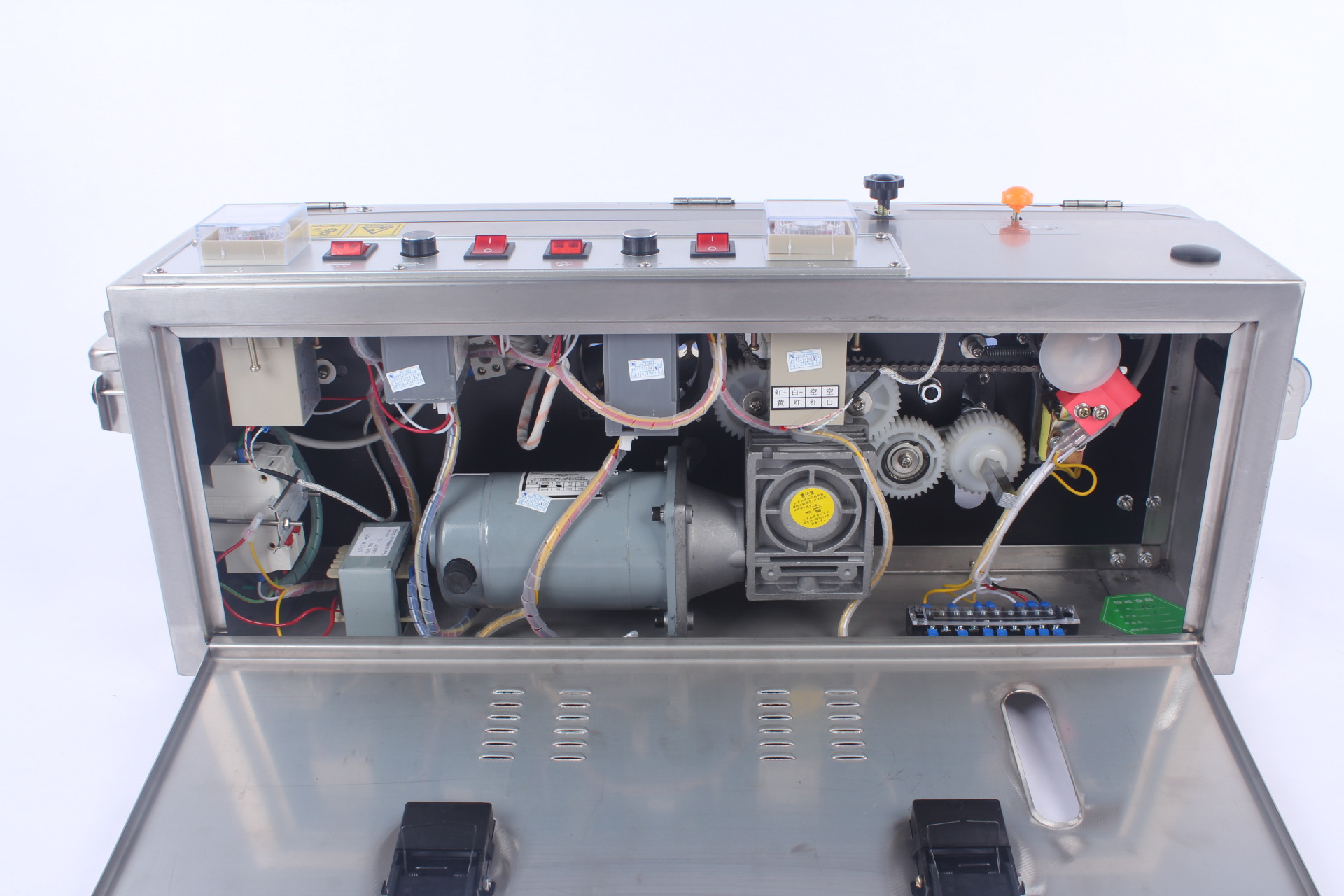 厂家供应980型连续式封口机 食品塑料铝箔茶叶封装立式快速封口机