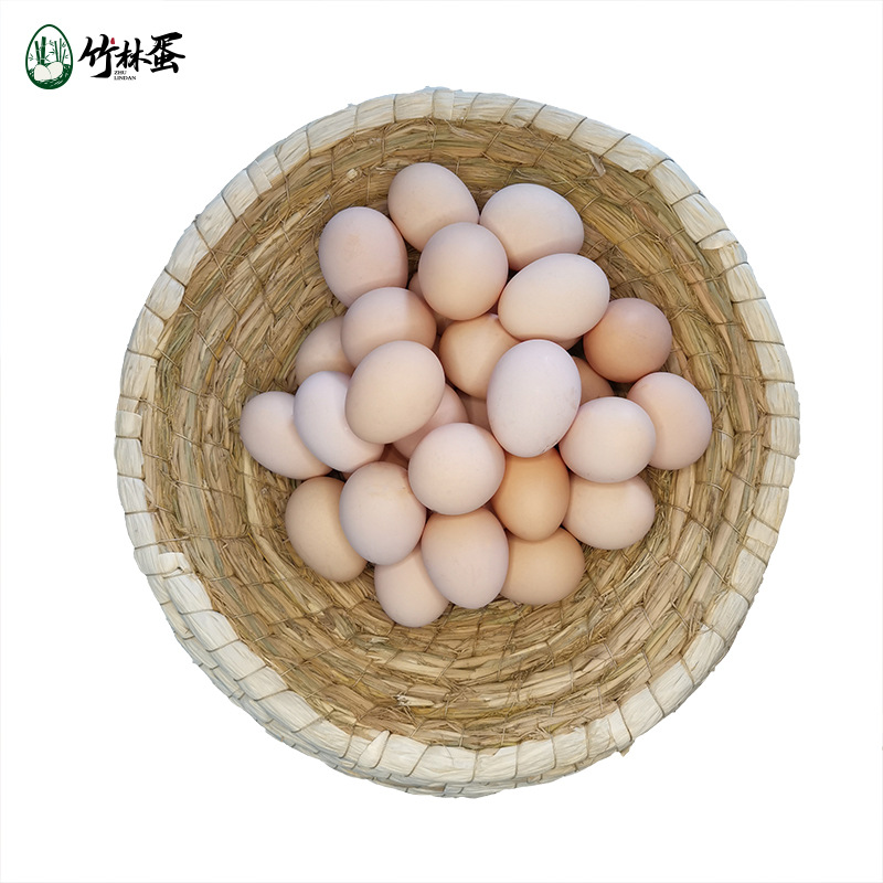 【竹林蛋】安徽农家散养土鸡蛋40枚净重1800g 新鲜竹林蛋礼盒装