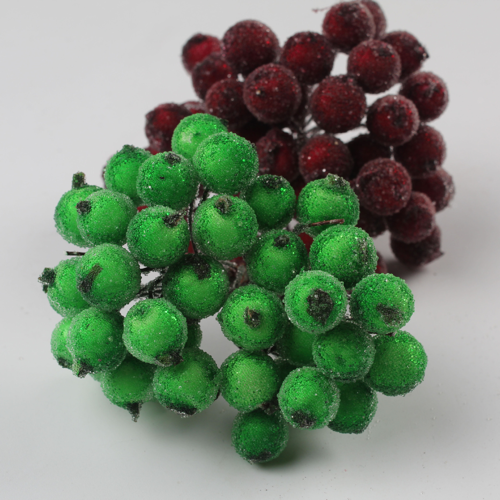 仿真圣诞小浆果 泡沫霜降果浆小颗粒 森女系手工花环diy配件40颗