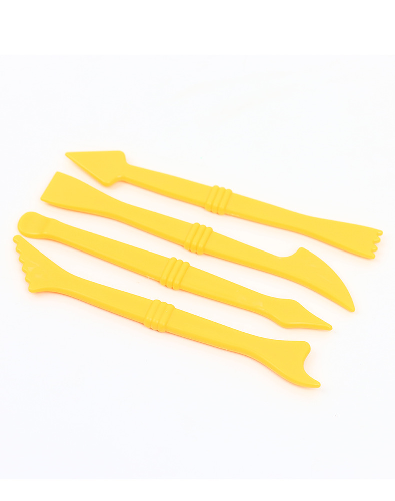 橡皮泥彩泥 工具刀四件套 升级版 超轻粘土泥塑刀8头粘土专用刀具