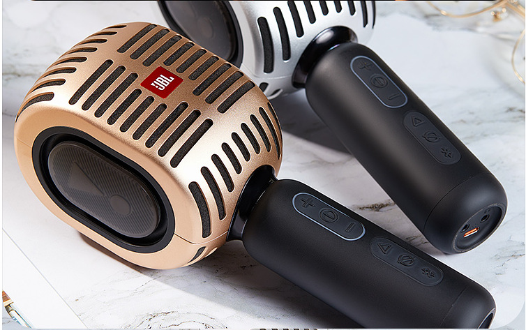 jbl kmc600话筒音响一体麦克风k歌无线蓝牙专业录音电容麦