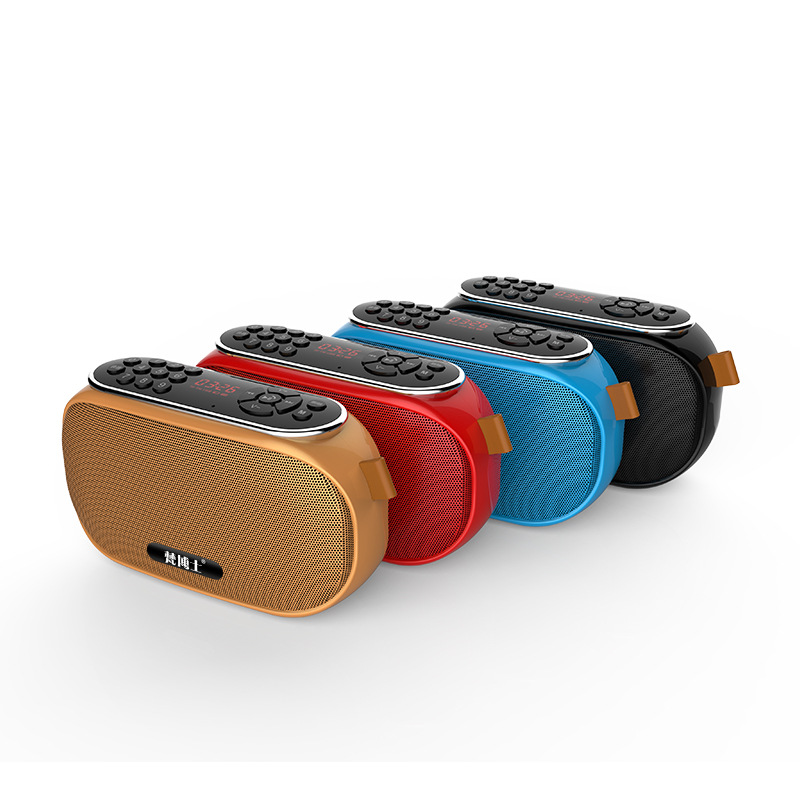 梵博士b19 便携式插卡音响语音提示蓝牙音箱礼品厂家现货数字点歌