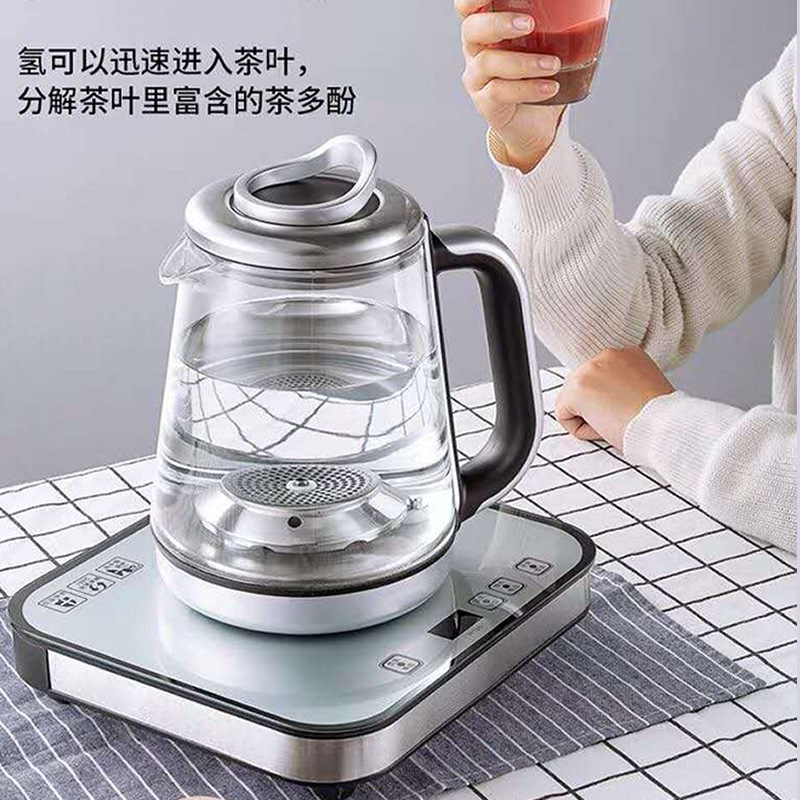 日本富氢水壶富硒养生烧水壶氢氧分离水素杯富氢杯可加热泡茶