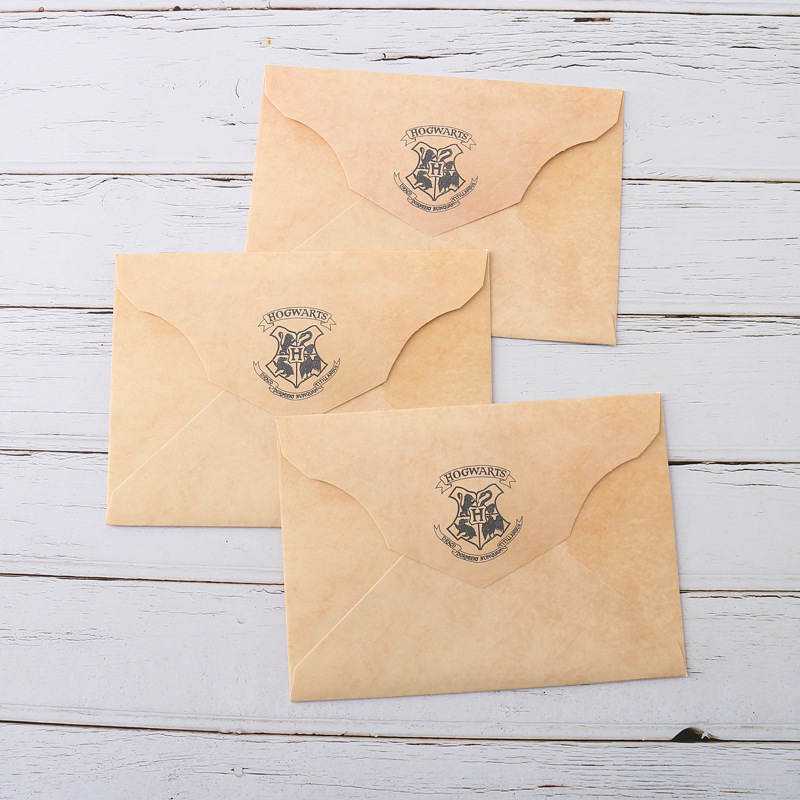 哈利波特入学通知书霍格沃茨录取通知书信封harrypotter电影周边