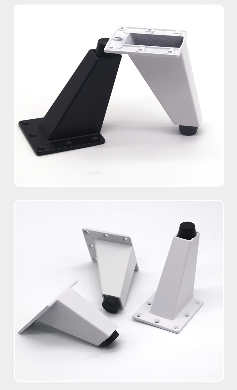 铝合金斜形柜脚家具脚橱柜办公柜脚电视柜脚浴室柜脚8/9.2/10cm