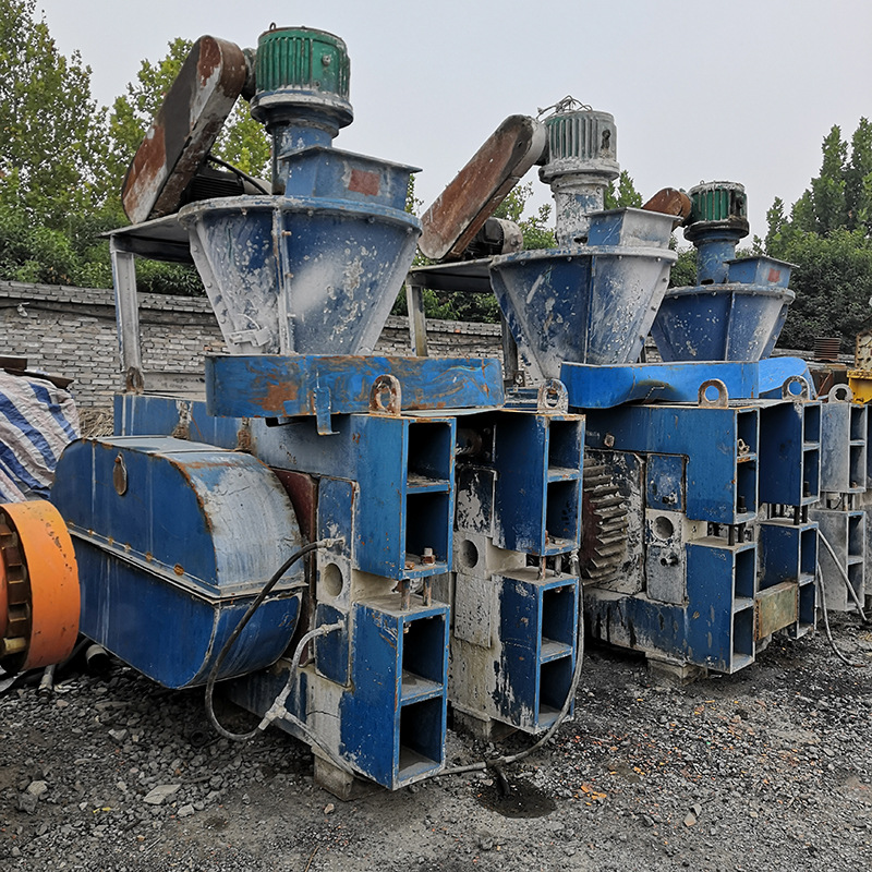 二手干粉压球机 双棍煤粉压球生产线 二手75kw碳粉焦末压球机