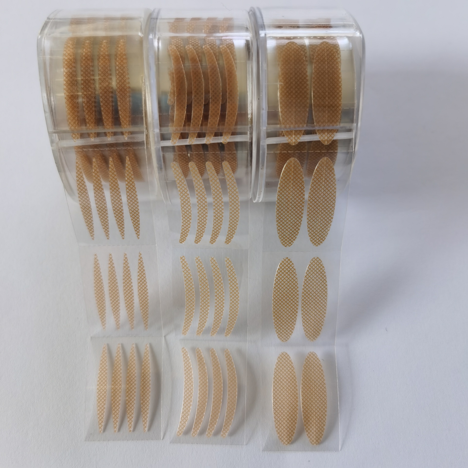 新款卷式双眼皮贴美目贴黄膜透明底防水透气