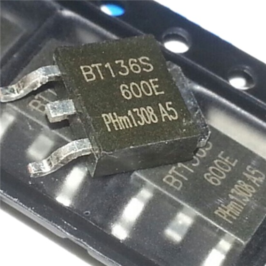 双向可控硅 bt136-600e ot-252 贴片 bt136 600v 4a 大芯片